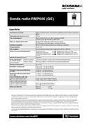 Sonda radio RMP600 (QE)
